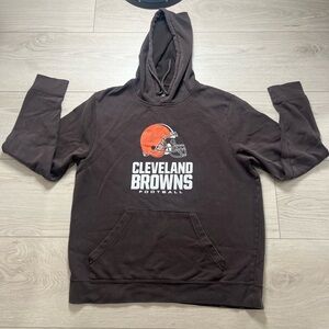 NFL Cleveland Browns Men’s Majestic Pullover Hoodie Size Large (Brown)